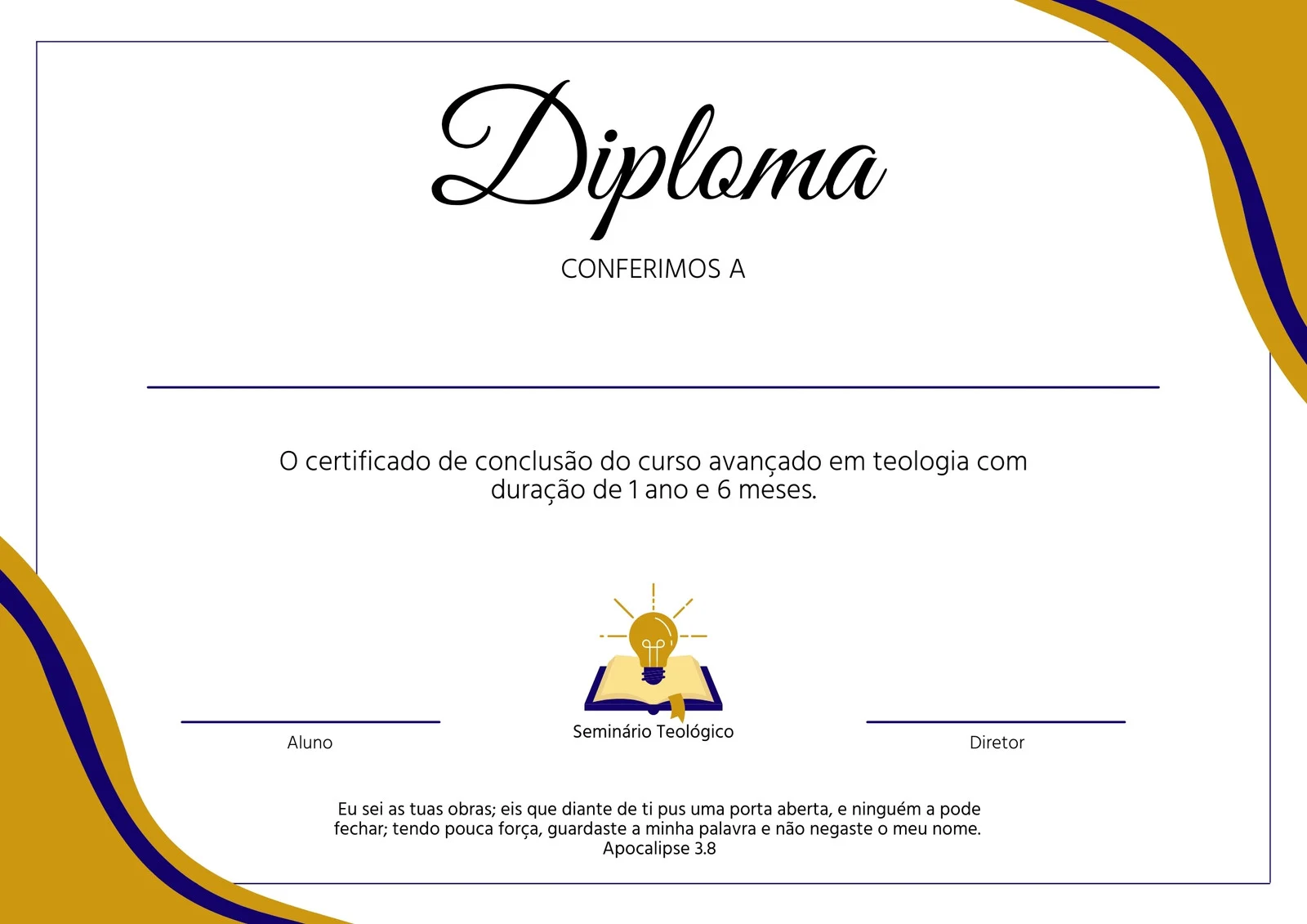Modelo de certificado
